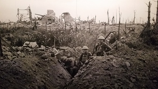 Soldiers during the First World War