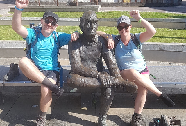 Mark and Claire completed the West Highland Way earlier this year