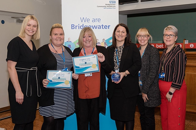 An Oldham Safeguarding and Children in Care administration team were announced as winners of the Non-Clinical Team of the Year