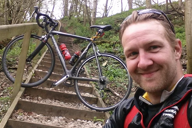 Ryan Anderton is preparing to tackle a mammoth cycle ride around the entire coast of Britain