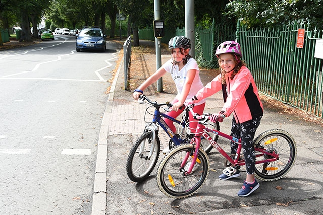 Eliza (left) and Florence are definitely Bike Smart.
Picture by Rob Lacey Eliza (left) and Florence are definitely Bike Smart.
Picture by Rob Lacey