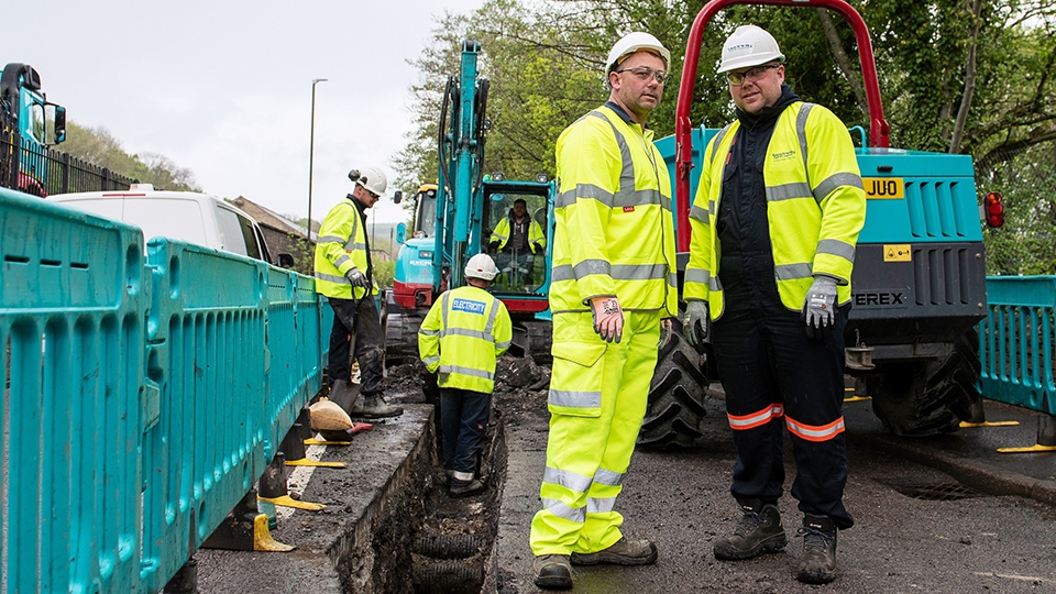 Electricity North West work being carried out