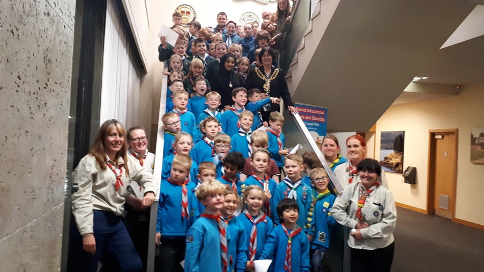 The Scouts had a Q&A session with Oldham civic leaders