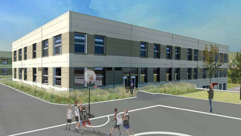 The plans of how the new Saddleworth School would look The plans of how the new Saddleworth School would look