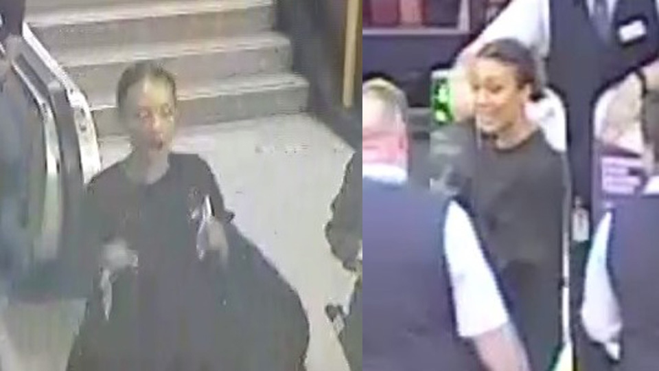BTP are searching for this woman in connection with the incident BTP are searching for this woman in connection with the incident