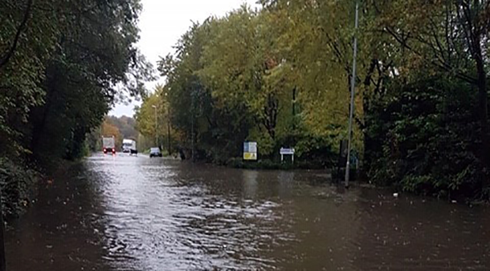 Salmon Fields Road links Shaw Road and Higginshaw Lane in Royton