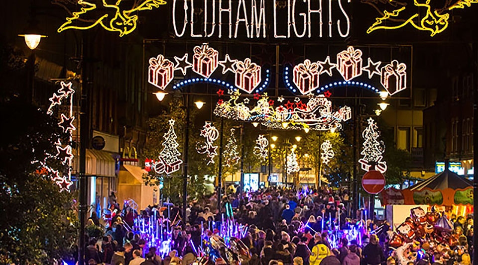 This year's Oldham celebrations will be centred around Parliament Square and Tommyfield Market This year's Oldham celebrations will be centred around Parliament Square and Tommyfield Market