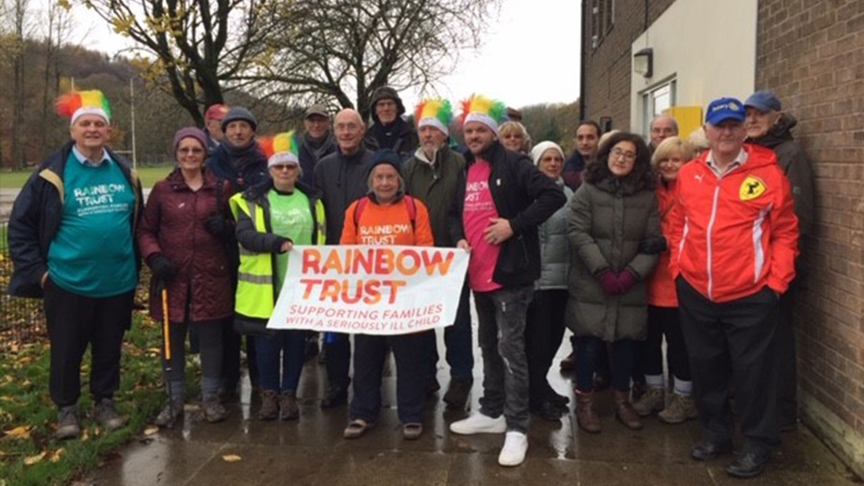 Walkers raising money for Rainbow Trust