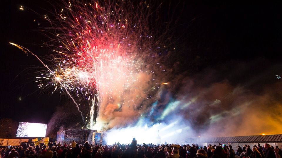 Previous images of Oldham’s Christmas Lights Switch-on event.