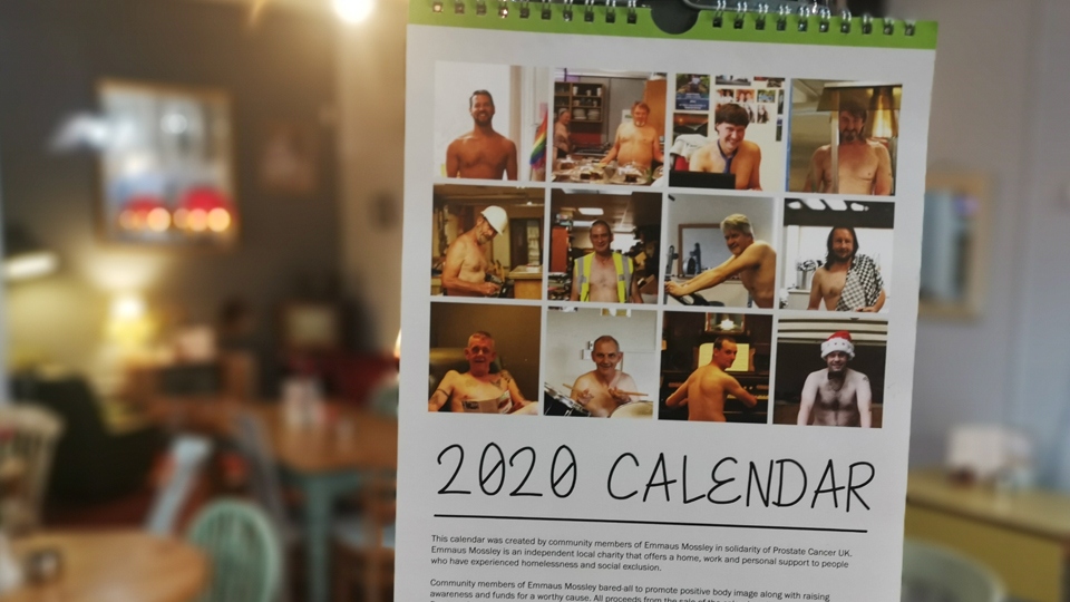 Emmaus Mossley 2020 Calendar in support of Prostate Cancer UK