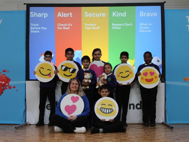 Pupils at Freehold Community Primary Academy