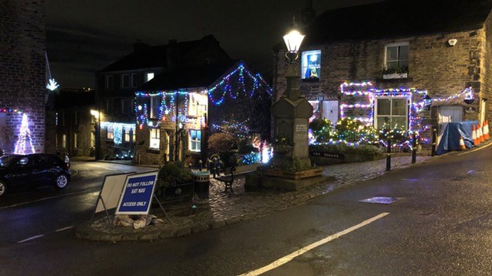 Dobcross Square Christmas Lights Dobcross Square Christmas Lights