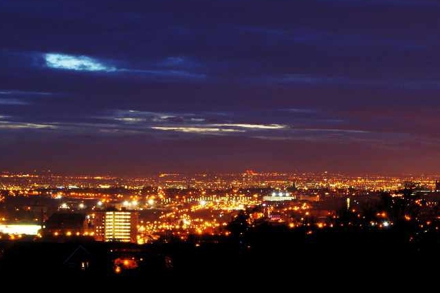 Oldham at night