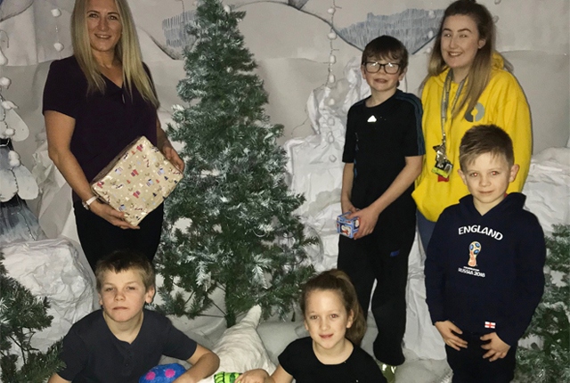 Back - Sam Jobey, Oldham Chiropractic Clinic Manager - Leon Wrigley - Kate Entwistle, Junior Zone Coordinator Front - Connor Wrigley - Evie Jobey - Isaac Jobey Back - Sam Jobey, Oldham Chiropractic Clinic Manager - Leon Wrigley - Kate Entwistle, Junior Zone Coordinator Front - Connor Wrigley - Evie Jobey - Isaac Jobey