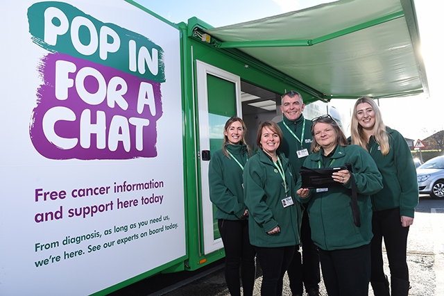 Macmillan Cancer Support’s mobile service will be visiting Oldham next week Macmillan Cancer Support’s mobile service will be visiting Oldham next week