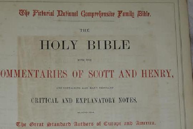 The Clapham families bible The Clapham families bible