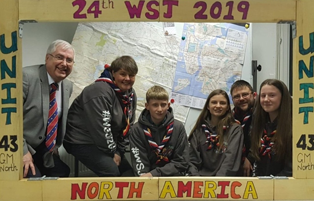 L-R: Steve Clark, Kathy, Jack, Emily, Steve McNee and Reann.