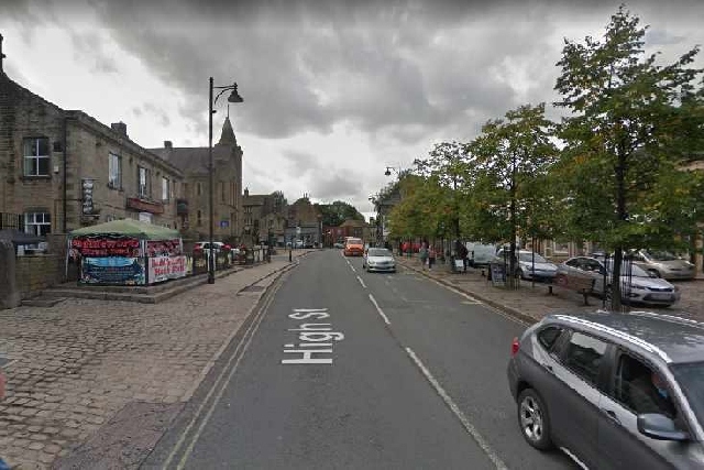 High Street in Uppermill