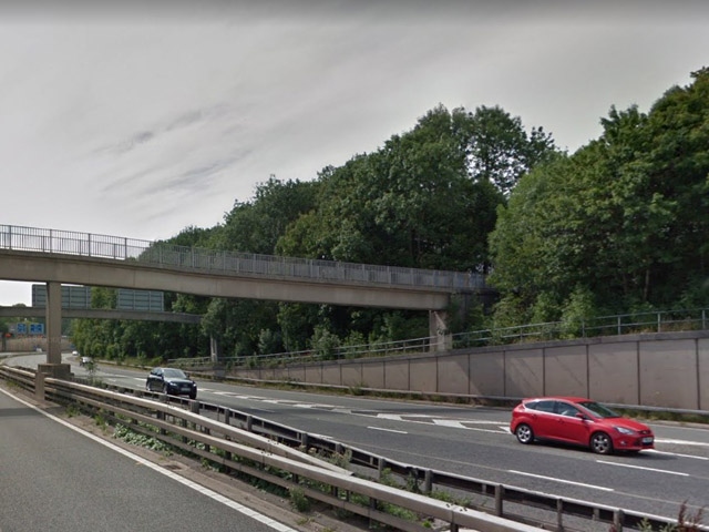 M67 motorway near Denton M67 motorway near Denton