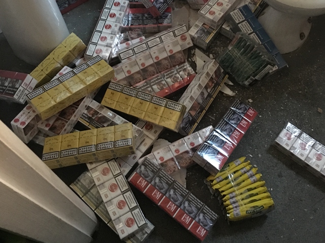The stash had an estimated street value of £2,920 The stash had an estimated street value of £2,920