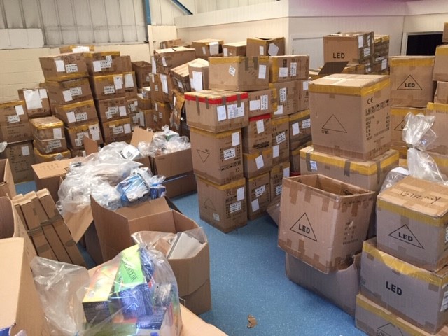10,000 unsafe products were seized 10,000 unsafe products were seized