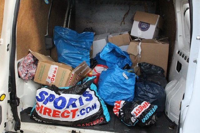 Thousand of cigarettes and illegal tobacco were seized in the operation Thousand of cigarettes and illegal tobacco were seized in the operation