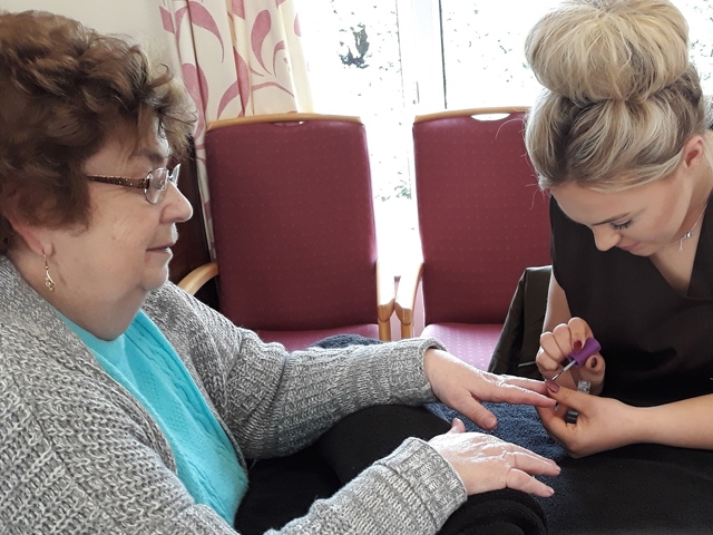 Mobile nail bar is part of Greenshoots programme Mobile nail bar is part of Greenshoots programme