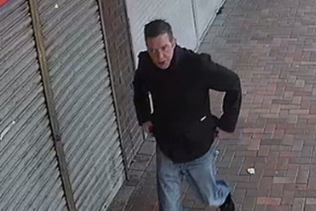 Police say they want to talk to this man about the attack Police say they want to talk to this man about the attack