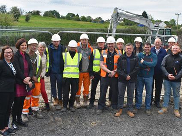 GMCT staff, representatives from Hopwood Hall College and local construction employers