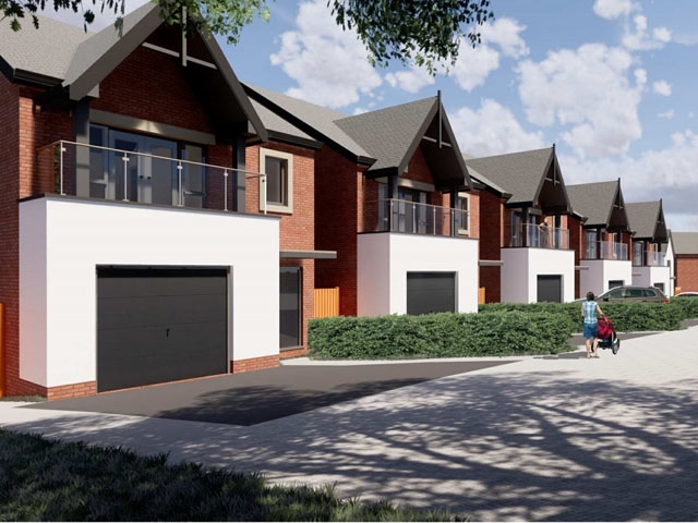 proposed development of 23 homes in Moorside