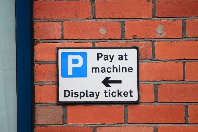 Parking sign