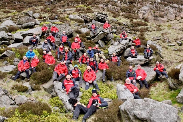 Members of Oldham Mountain Rescue Team