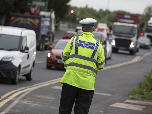 If loads are not secured, they can fall from a vehicle on the road