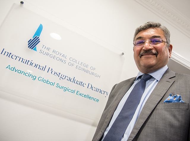 Cardiothoracic Surgeon Pala Rajesh, Vice President of RCSEd, pictured at the initiative launch Cardiothoracic Surgeon Pala Rajesh, Vice President of RCSEd, pictured at the initiative launch