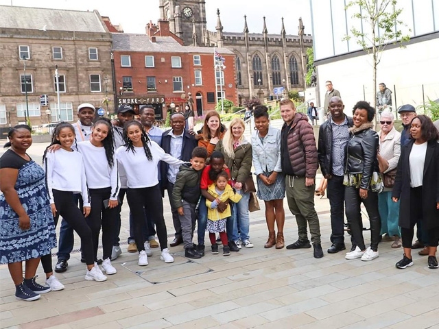 Gospel Rock in Oldham town centre