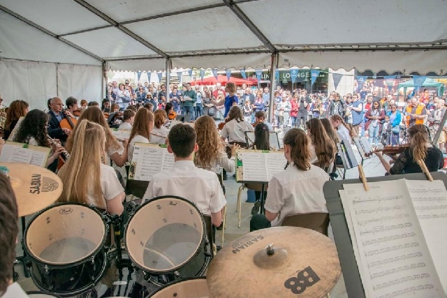 Hundreds of people enjoyed a whole range of musical performances in the town centre Hundreds of people enjoyed a whole range of musical performances in the town centre