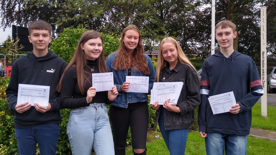Crompton House students celebrate their GCSE results Crompton House students celebrate their GCSE results