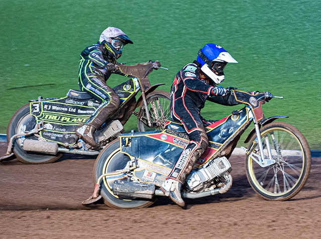 Flyer Max Fricke in action at Ipswich