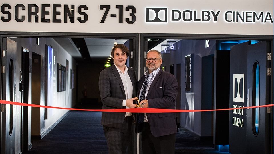 Julian Stanford - Dolby Cinema Europe and Dan Formby - Odeon Manchester Trafford Centre Julian Stanford - Dolby Cinema Europe and Dan Formby - Odeon Manchester Trafford Centre