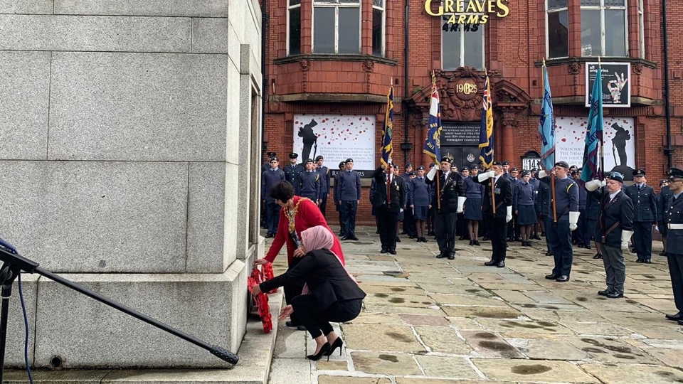 The Mayor of Oldham attended the march