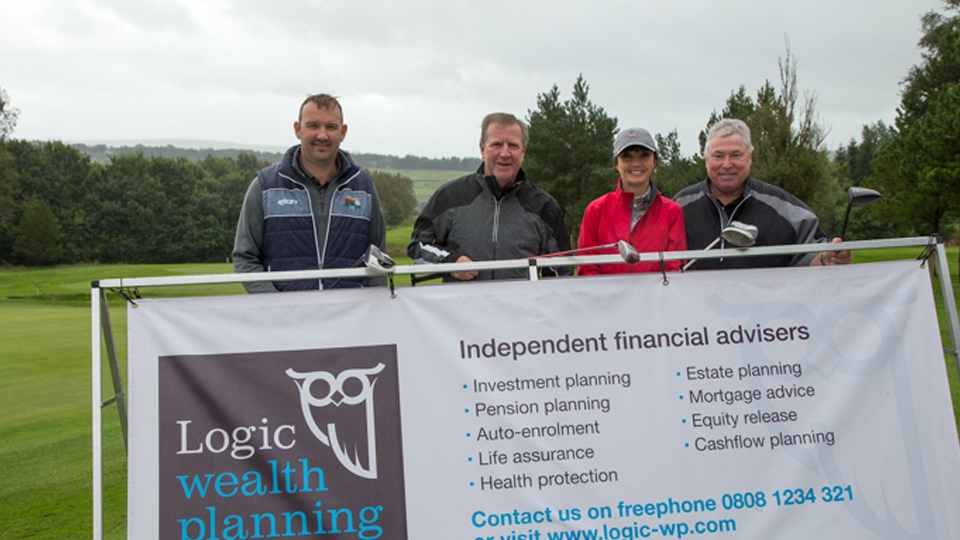 Heywood-based Logic Wealth Planning scored a record fundraising total at their annual charity golf day 
