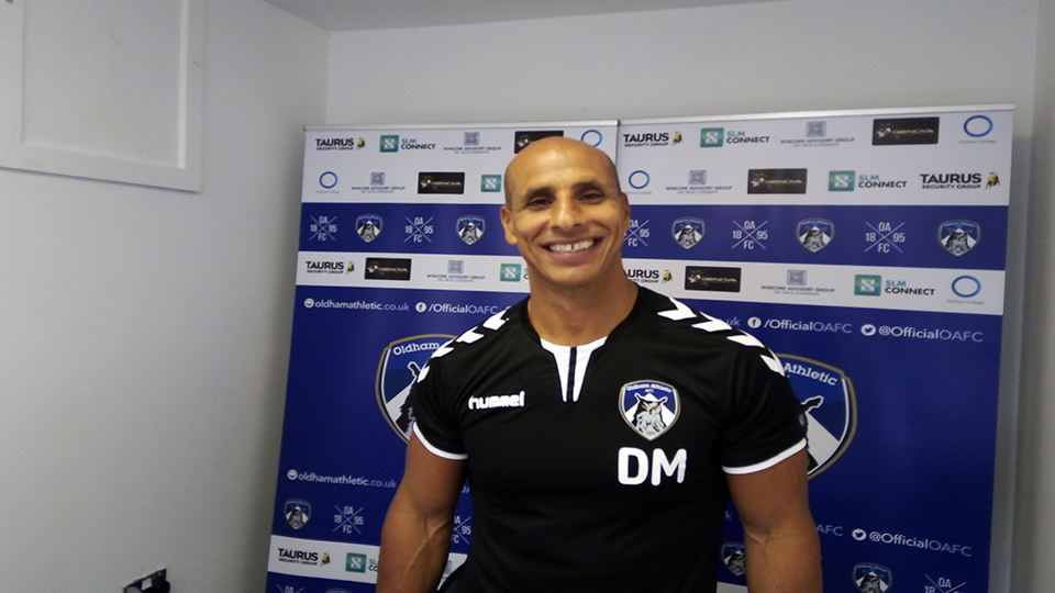 Oldham Athletic new manager - Dino Maamria Oldham Athletic new manager - Dino Maamria