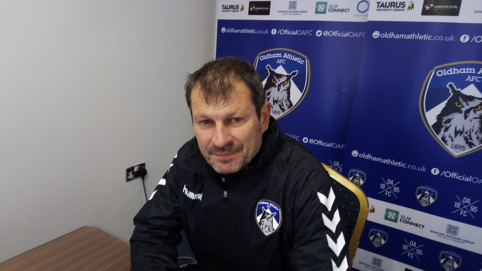 Latics Manager Laurent Banide Latics Manager Laurent Banide