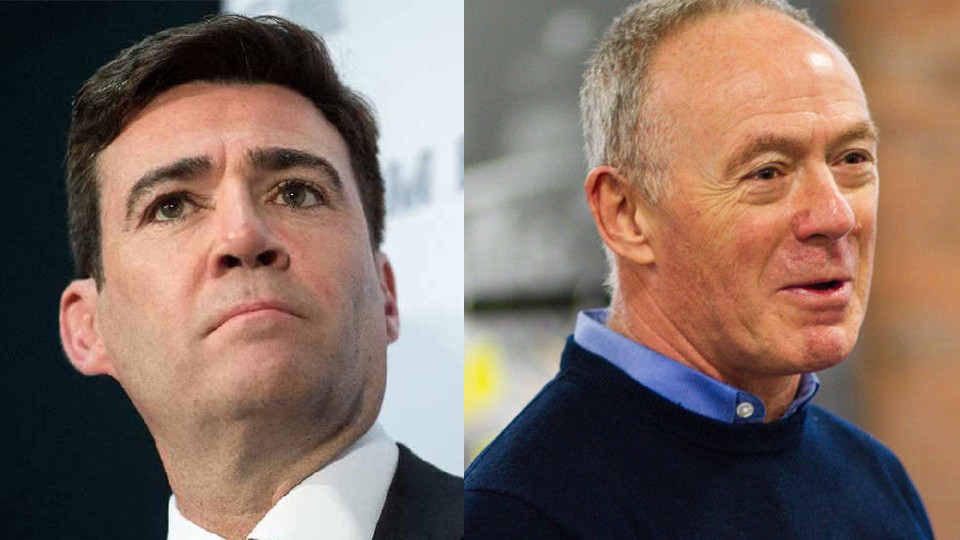 Greater Manchester leaders Andy Burnham and Richard Leese Greater Manchester leaders Andy Burnham and Richard Leese