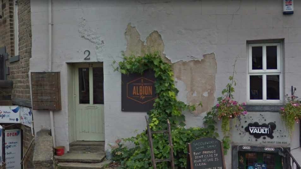 The Albion Tap in Uppermill The Albion Tap in Uppermill