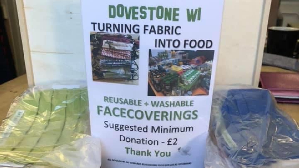 Get your Dovestone WI face masks from various outlets across Saddleworth Get your Dovestone WI face masks from various outlets across Saddleworth