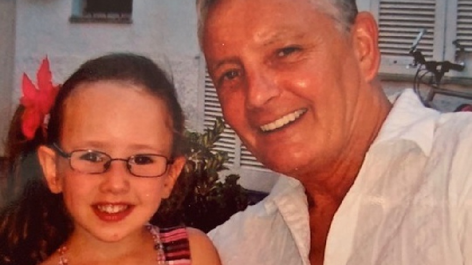 Alice with her great uncle Andy