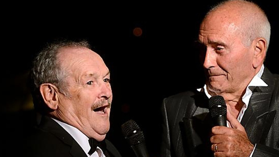 Tommy Cannon (right) and Bobby Ball (left)