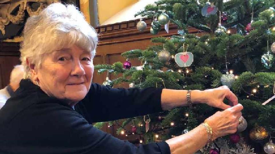Hospice volunteer Pat Swinborne Hospice volunteer Pat Swinborne