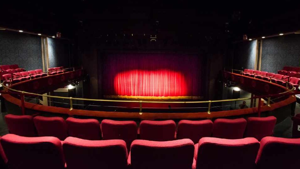 The view from the Circle seats at the Oldham Coliseum Theatre